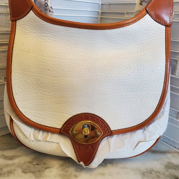 NWOT Vintage Dooney & Bourke WHITE  AWL Cavalry Collection, Ammunition Pouch - Picture 9 of 16